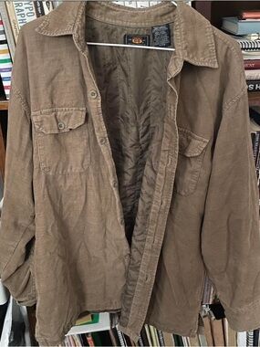 American Vintage Brown/Tan Corduroy Chore Jacket